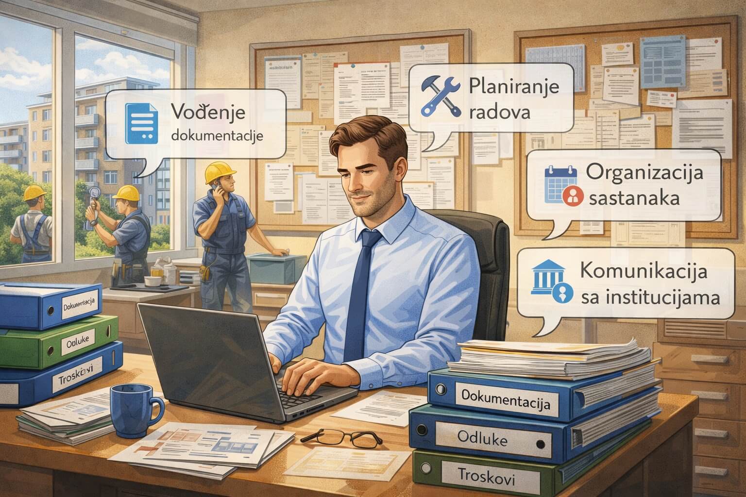 Administracija i radovi u stambenoj zajednici